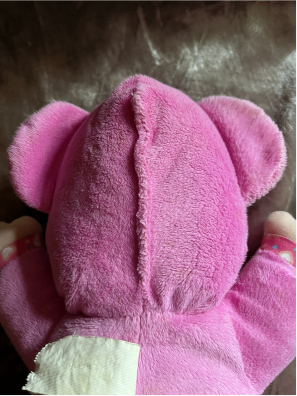 Baby's First Pink Plush Soft Body Baby Doll Goldberger Heart Teddy Bear Ears - Picture 11 of 16